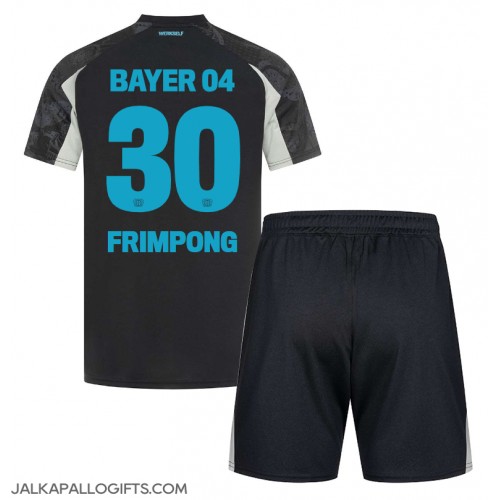 Bayer Leverkusen Jeremie Frimpong #30 Kolmas Peliasu Lasten 2024-25 Lyhythihainen (+ Lyhyet housut)